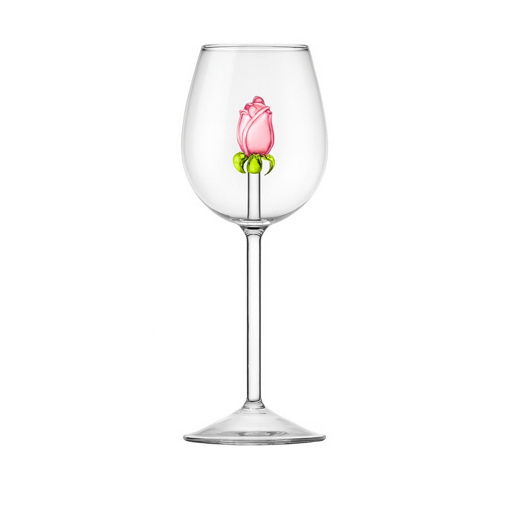 Roséweinglas