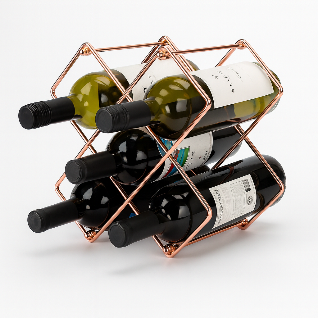 Weinregal aus Metall