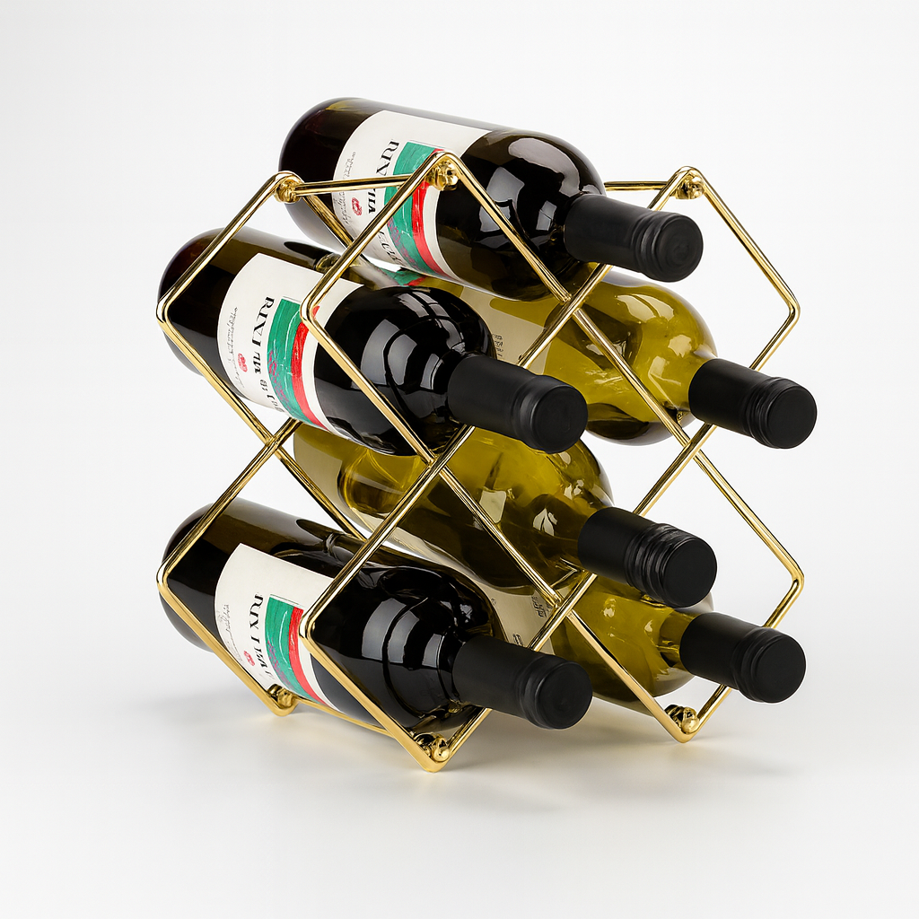Weinregal aus Metall