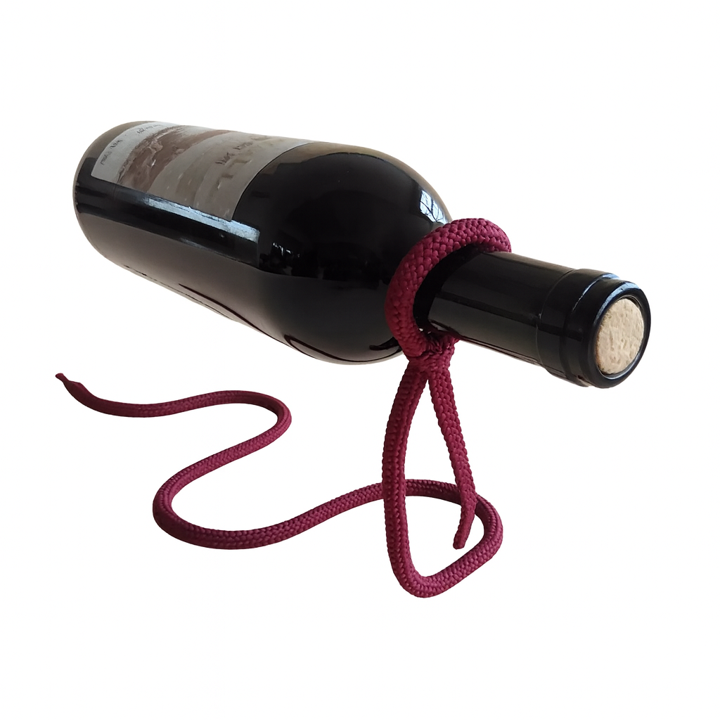 Weinregal aus Edelstahl