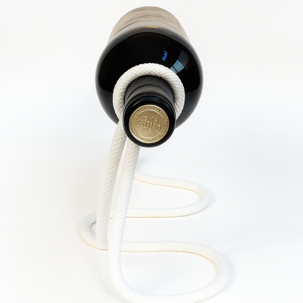 Weinregal aus Edelstahl
