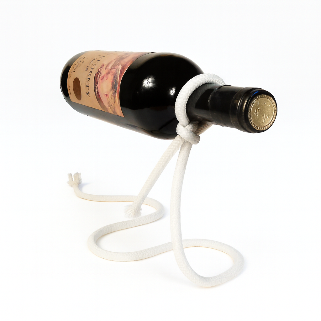 Weinregal aus Edelstahl
