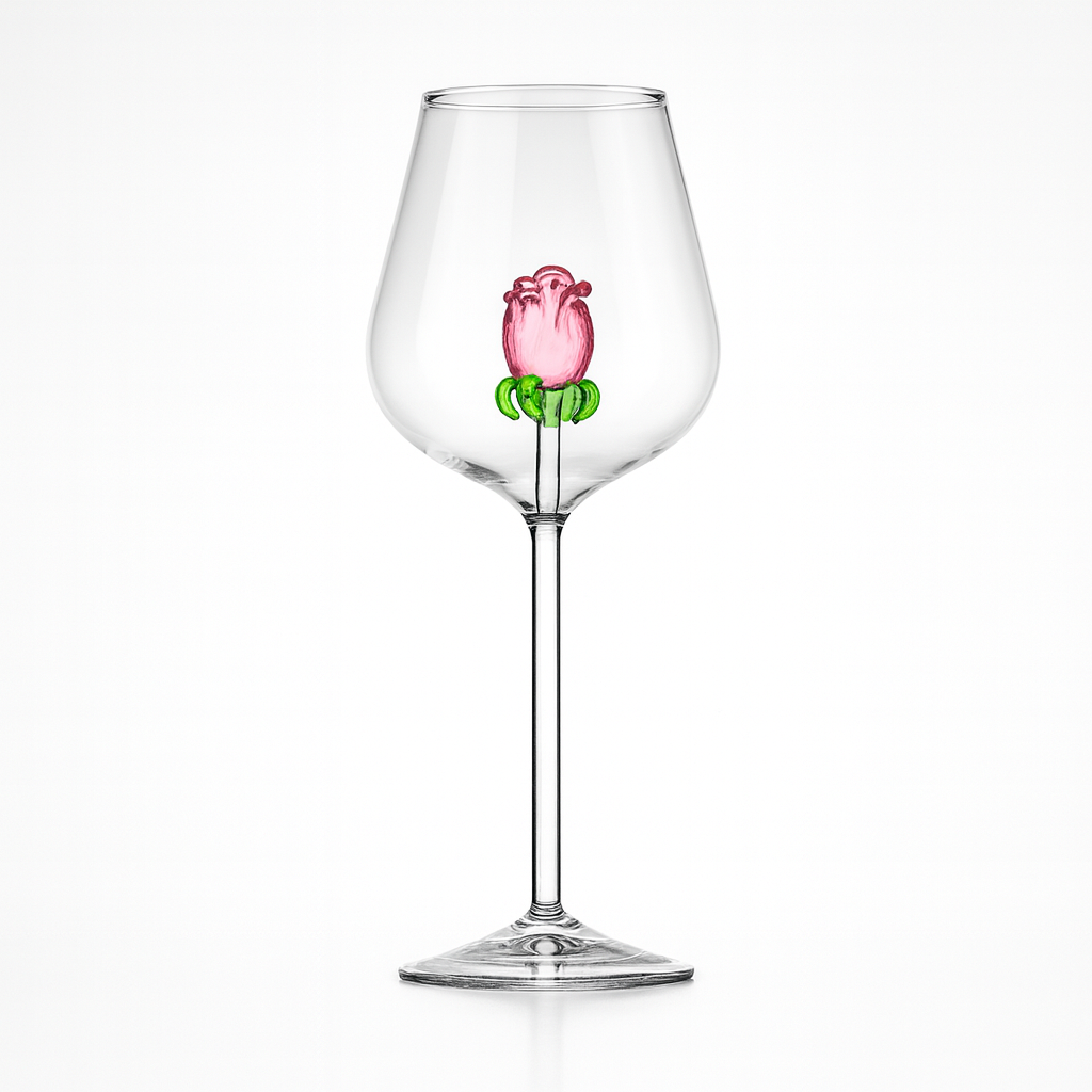 Roséweinglas