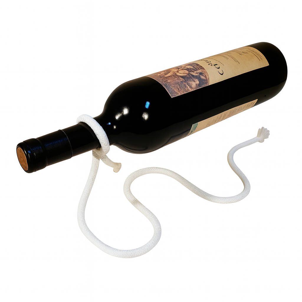 Weinregal aus Edelstahl